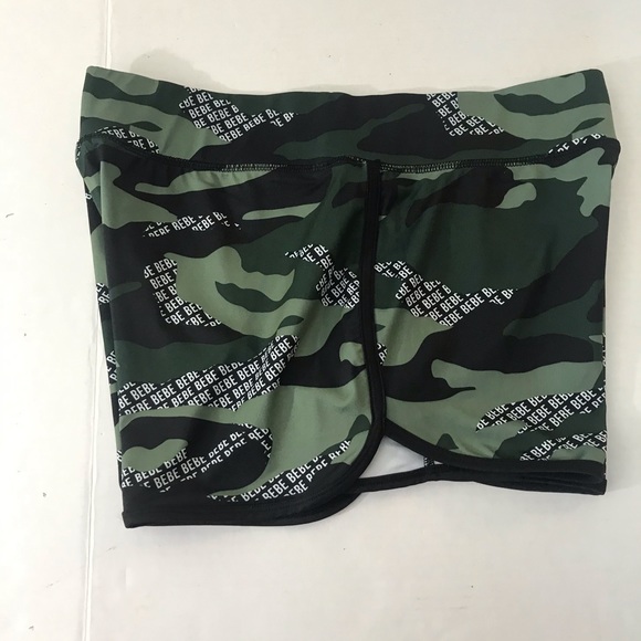Bebe Sport NWT Camo Shorts Y2K Sz M Bebe Sport - Picture 12 of 16
